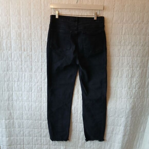 Boden Dark Cropped Denim Jeans Denim Sz.8 - Picture 5 of 6
